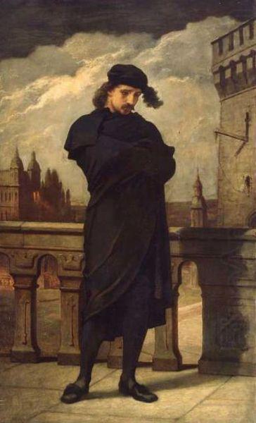 William Morris Hunt Portrait of Hamlet china oil painting image